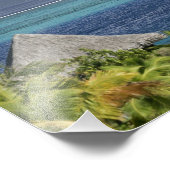 Französisch-Polynesien, Moorea. Die Aussicht auf d Fotodruck (Ecke)