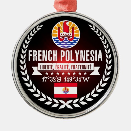 Französisch-Polynesien Ornament Aus Metall (Vorne)