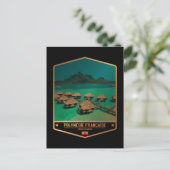 Französisch-Polynesien Postkarte (Stehend Vorderseite)