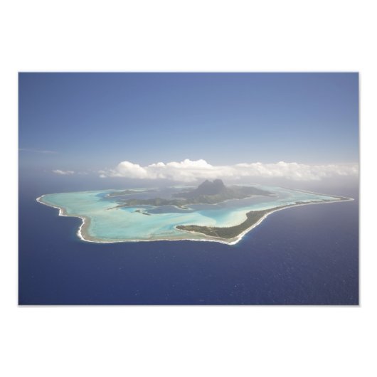 Französisch-Polynesien, Tahiti, Bora Bora. Das Fotodruck (Vorne)