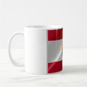 Französisch-Polynesien - Waving Flag - Kaffeetasse (Links)