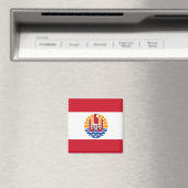 Französisch-Polynesienflagge Magnet (In Situ (Geschirrspüler))