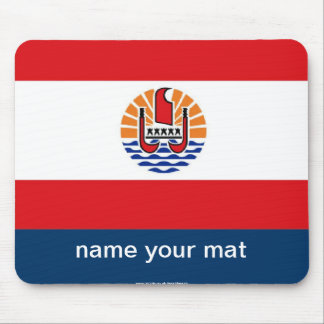 Französisch-Polynesienflagge mousepad