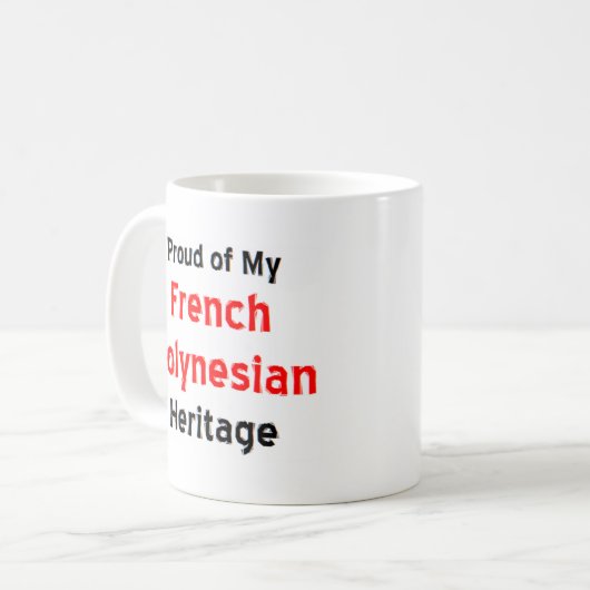 Französisch-Polynesier-Tasse Kaffeetasse (Vorderseite Links)