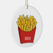 Französisch Pommes Cartoon Abbildung Keramik Ornament (Rechts)