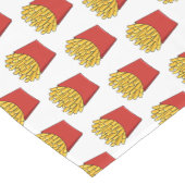 Französisch Pommes Cartoon Abbildung Kurzer Tischläufer (Ecke)