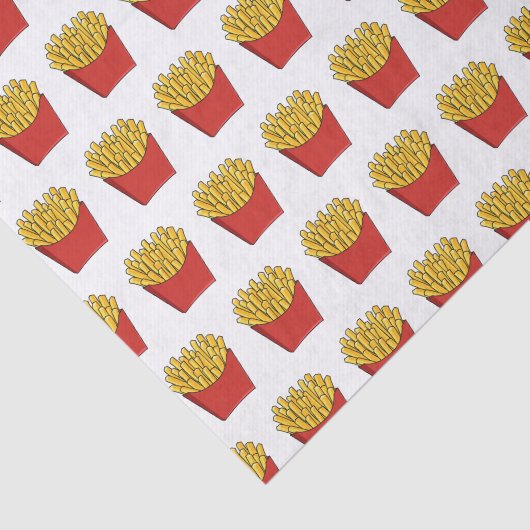 Französisch Pommes Cartoon Abbildung Seidenpapier (Ausschnitt)