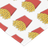 Französisch Pommes Cartoon Abbildung Tischdecke (Schrägansicht)