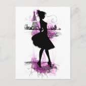 Französisch Postkarte (Vorderseite)