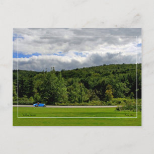 Französisch Racing Blue Postkarte
