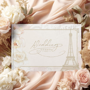 Französisch-Romance Wedding Blush ID870 Gästebuch