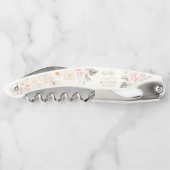 Französisch-Romance Wedding Floral Blush ID870 Kellnermesser (Rückseite)