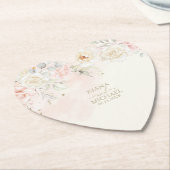 Französisch-Romance Wedding Floral Blush ID870 Untersetzer (angewinkelt)