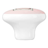 Französisch Rosa Parfüm Flasche Chic Monogram Pers Keramikknauf (Seitenansicht)