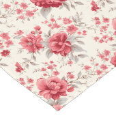 Französisch Roter Chic: beängstigende Eleganz auf Großer Tischläufer (Ecke)