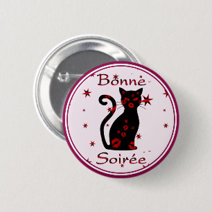 Französisch: Schaltfläche "Bonne Soiree" Button