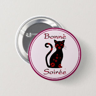 Französisch: Schaltfläche "Bonne Soiree" Button