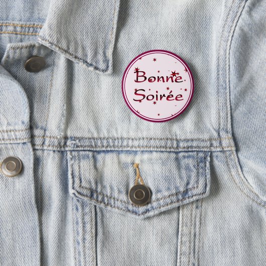Französisch: Schaltfläche "Bonne Soiree" Button (Beispiel)