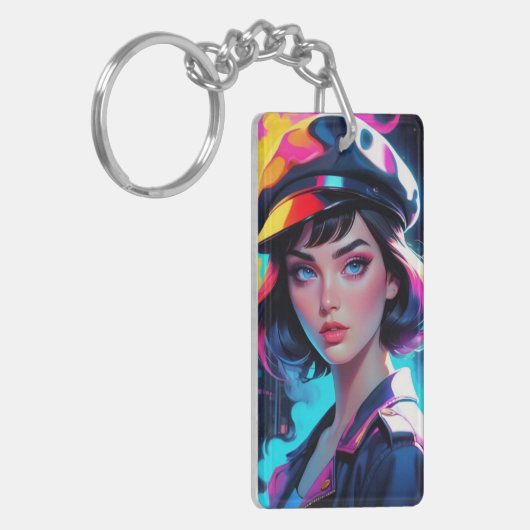 Französisch Schlüsselanhänger (Vorderseite links)