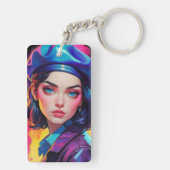 Französisch Schlüsselanhänger (Rückseite)