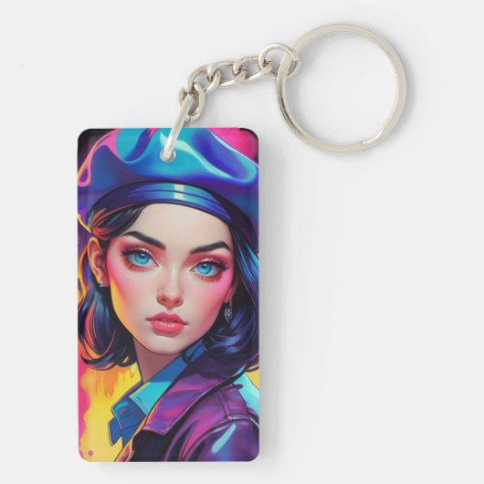 Französisch Schlüsselanhänger (Rückseite)