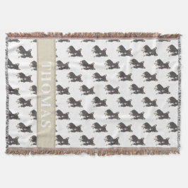 Französisch (Schwarze und Tan Tricolor) Decke