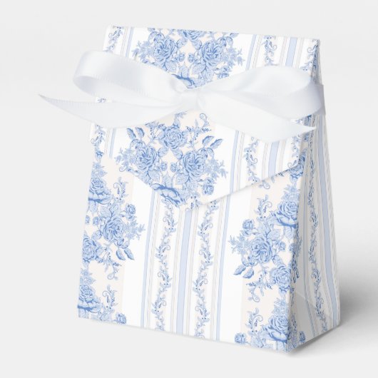 Französisch, Shabby Chic, Vintag, blassblau, weiß, Geschenkschachtel (Vorderseite)