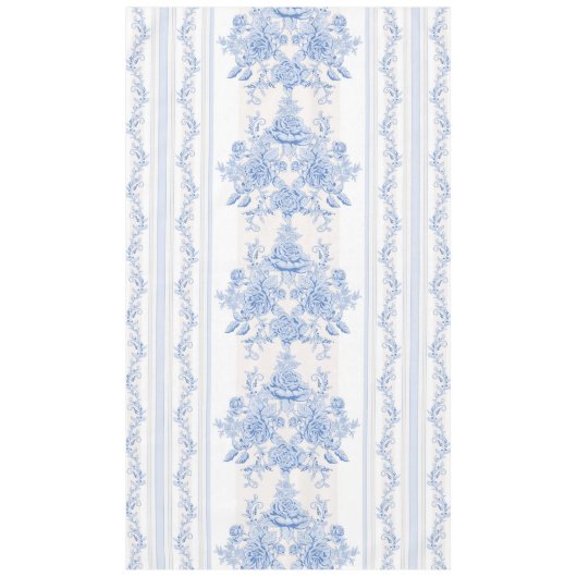 Französisch, Shabby Chic, Vintag, blassblau, weiß, Tischdecke (Vorderseite)