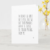 Französisch Sie Karte (Gelbe Blume)