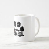 Französisch Spanisch Dog Paw Print Kaffeetasse (VorderseiteRechts)