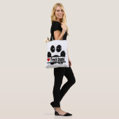 Französisch Spanisch Dog Paw Print Tasche (Am Model)