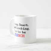 französisch stark kaffeetasse (Vorderseite Links)