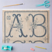 Französisch Stickerei Muster Decoupage oder Giftwr Seidenpapier (Basteln)