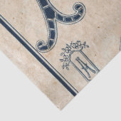 Französisch Stickerei Muster Decoupage oder Giftwr Seidenpapier (Ausschnitt)