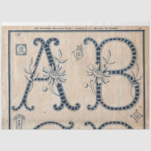 Französisch Stickerei Muster Decoupage oder Giftwr