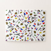 Französisch Themed Impossible Jigsaw Puzzle (Horizontal)