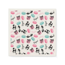 Französisch Themed Napkins