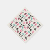 Französisch Themed Napkins Serviette (Ecke)