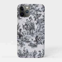 Französisch toile de joues Schwarz-Weiß elegant Case-Mate iPhone Hülle
