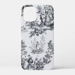 Französisch toile de joues Schwarz-Weiß elegant Case-Mate iPhone Hülle