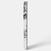 Französisch toile de joues Schwarz-Weiß elegant Samsung Galaxy Hülle (Rückseite (Horizontal))