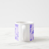 Französisch toile de jouy blau-weiß elegant espressotasse (Rückseite)