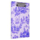 Französisch toile de jouy blau-weiß elegant klemmbrett (Rechts)