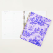 Französisch toile de jouy blau-weiß elegant planer (Anzeige)