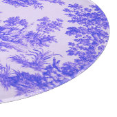 Französisch toile de jouy blau-weiß elegant schneidebrett (Ecke)