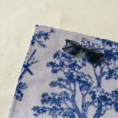 Französisch toile de jouy blau-weiß elegant strandtuch (Beispiel)