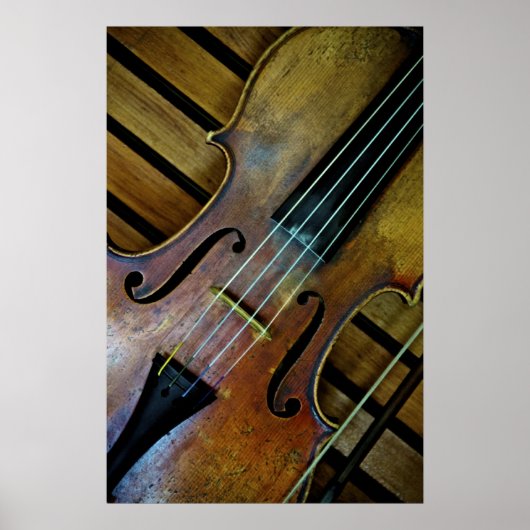 Französisch Violin Poster (Vorne)