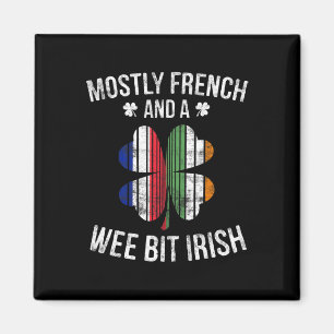 Französisch Wee Bit Irish Fun Frankreich Patrick D Magnet