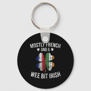 Französisch Wee Bit Irish Fun Frankreich Patrick D Schlüsselanhänger