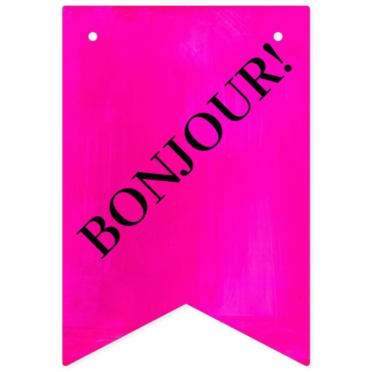 Französisch Wimpelkette (Zweite Fahne)